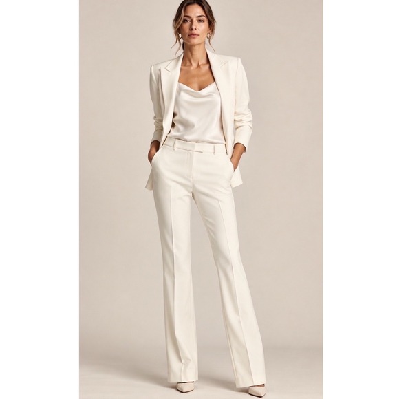 Nora Barth Pants - NWT Nora Barth tailored trousers, Made in Italy. Size IT 42, US 6 Cream
